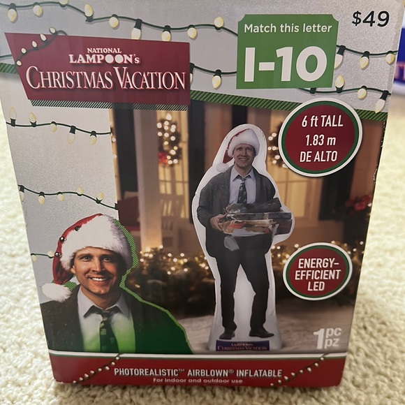 Gemmy Holiday National Lampoons Christmas Vacation Clark Griswold 6 Ft Airblown Inflatable